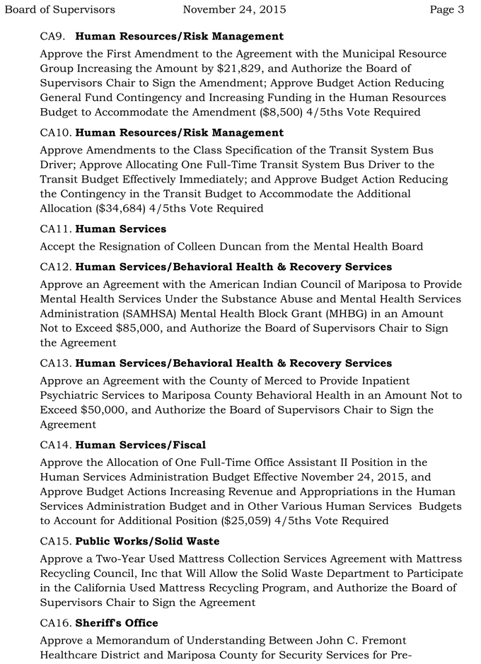 2015 11 24 mariposa county board of supervisors agenda 3