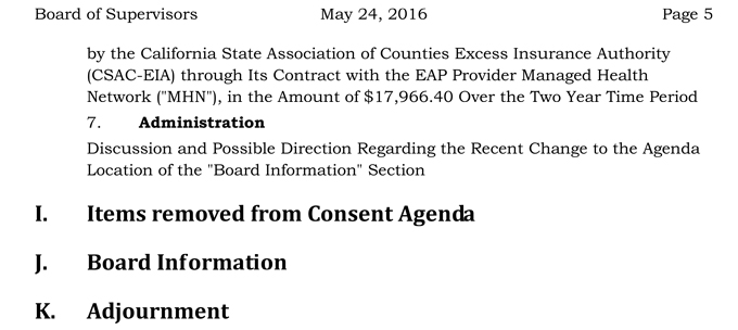 2016 05 24 mariposa county board of supervisors agenda may 24 2016 5