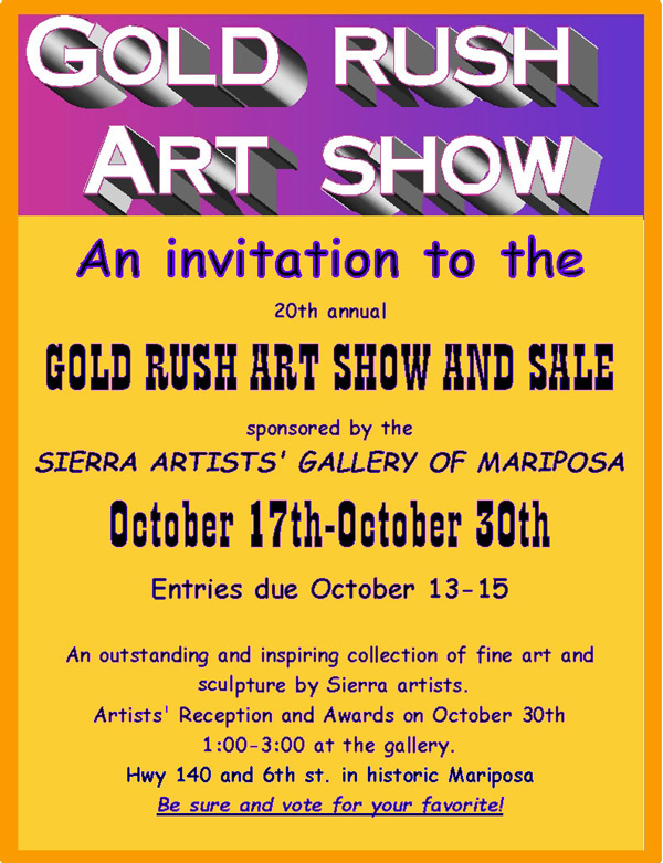 Gold Rush Art Show and Sale