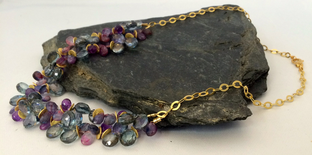 Sierra Art Trails Saralynn Nusbaum iolite necklace