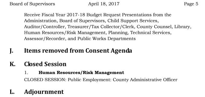 2017 04 18 mariposa county board of supervisors agenda april 18 2017 5