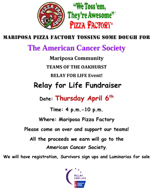 Relay 2017 pizza factory sm