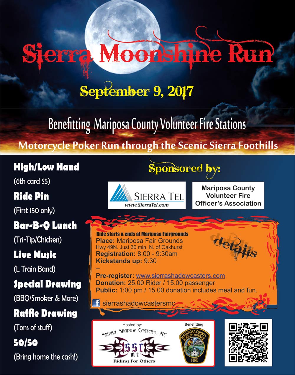 9 9 17 Sierra Moonshine Poker Run