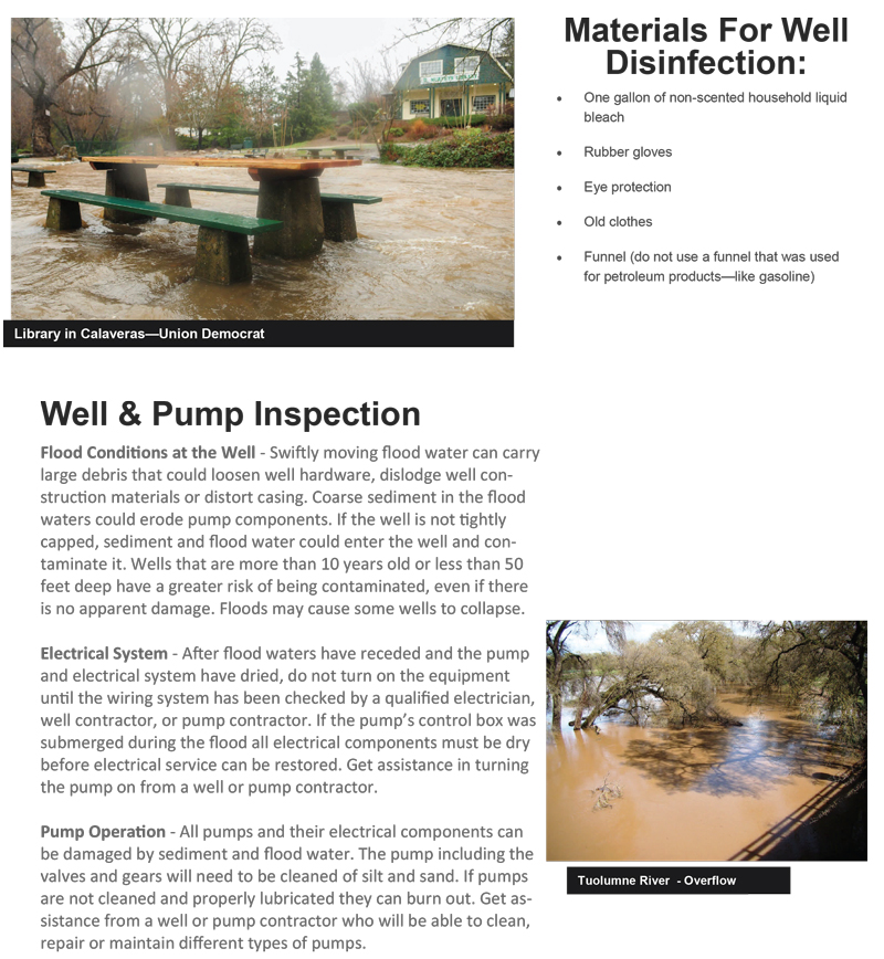 what to do if flood water reaches your well source tuolumne county 2