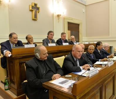 california Governor Brown delivers remarks at Vatican symposium on climate change credit Pontifical Academy of Sciences