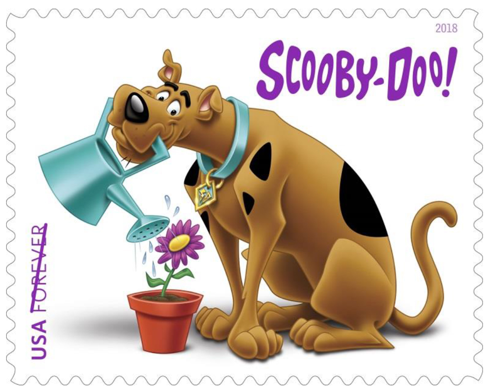 usps scooby doo forever stamp