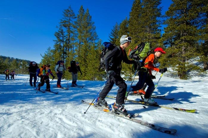Group Cross Country Skiing