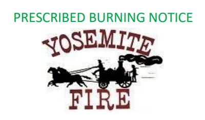 Yosemite Burn Pile Notice