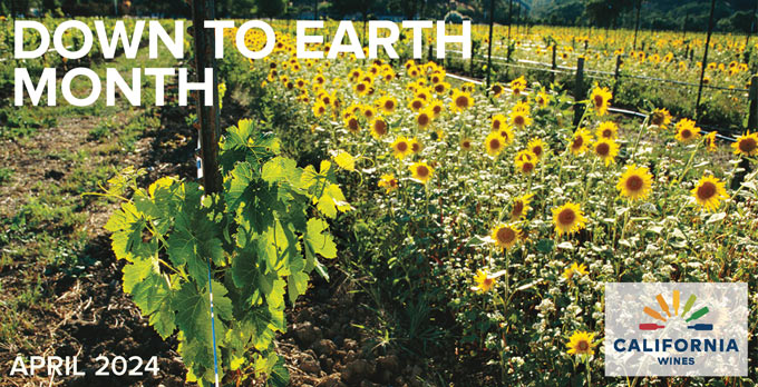 april california wines down to earth month