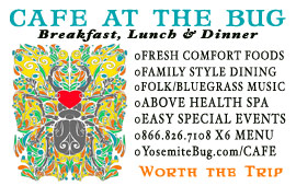 'Click' For More Info: Visit the 'Cafe at the Bug' for Breakfast, Lunch & Dinner. They offer Fresh, Local, & Organic options....worth making a trip for! 'Click' For More Info: Visit the 'Cafe at the Bug' for Breakfast, Lunch & Dinner. They offer Fresh, Local, & Organic options....worth making a trip for!