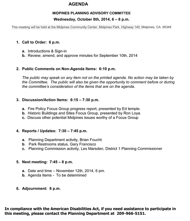 2014-10-08-Midpines-Planning-Advisory-Committee