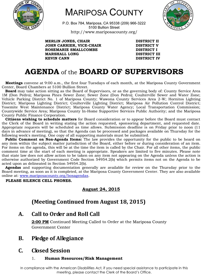 2015 08 24 Board of Supervisors 1