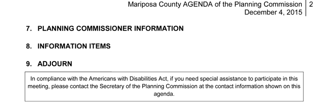 2015 12 04 mariposa county planning commission agenda 2