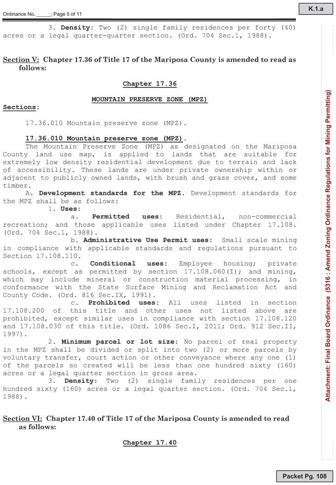 2015 12 15 mariposa county board of supervisors mining ord 7