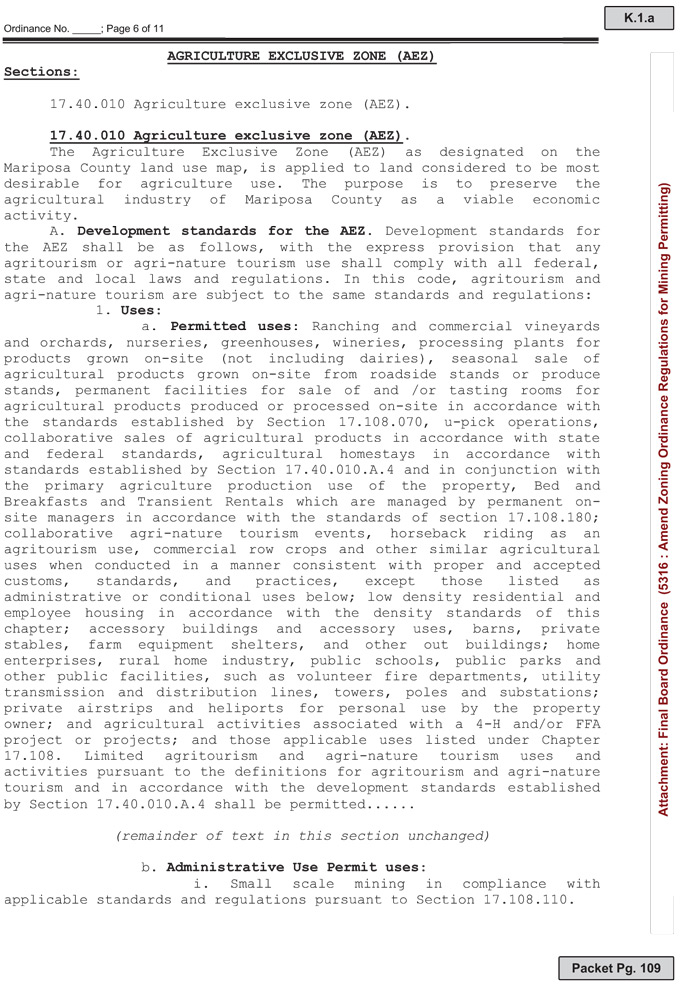 2015 12 15 mariposa county board of supervisors mining ord 8