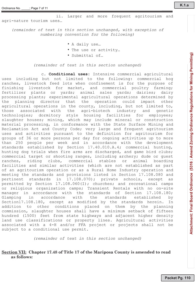 2015 12 15 mariposa county board of supervisors mining ord 9