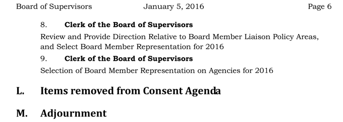 2016 01 05 mariposa county board of supervisors agenda january 5 2016 6