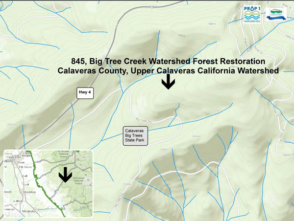 calaveras big trees state park sierra nevada conservancy grant
