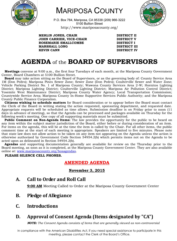 2015 11 03 mariposa county board of supervisors 1
