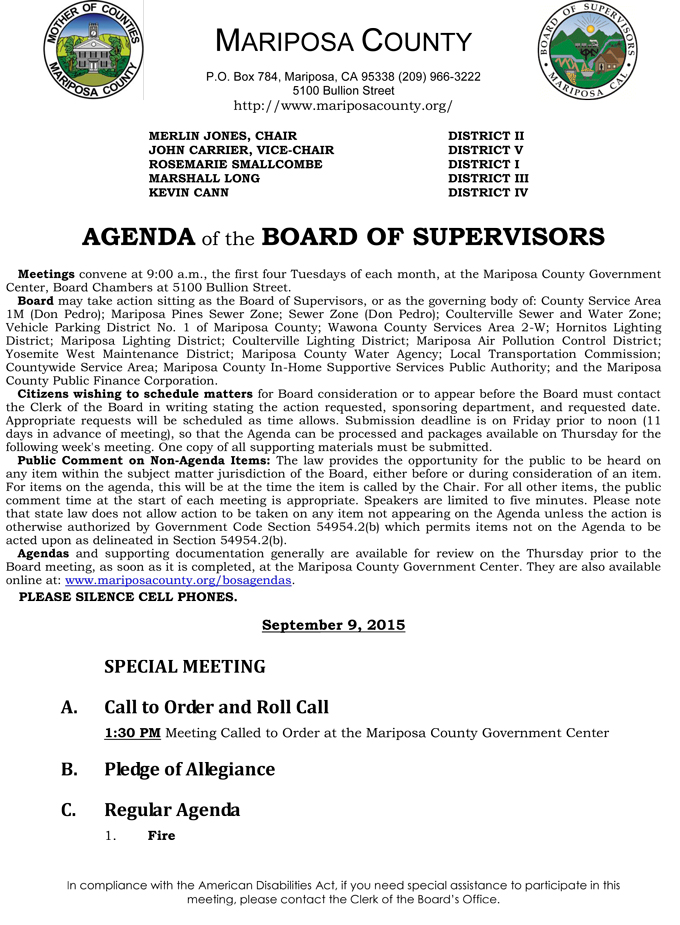 2015 09 09 Board of Supervisors 1