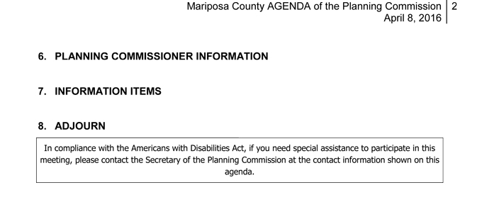 2016 04 08 mariposa county planning commission agenda april 8 2016 2