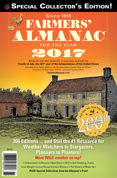 2017 US Farmers Almanac cover