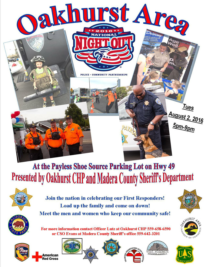 oakhurst national night out august 2 2016