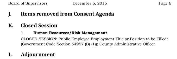 2016 12 06 mariposa county board of supervisors agenda december 6 2016 6