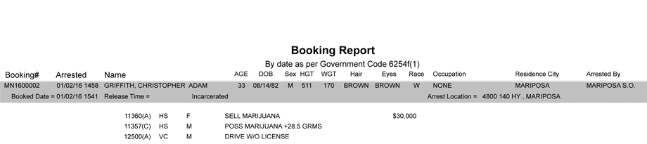 mariposa county booking report 1 2 2016
