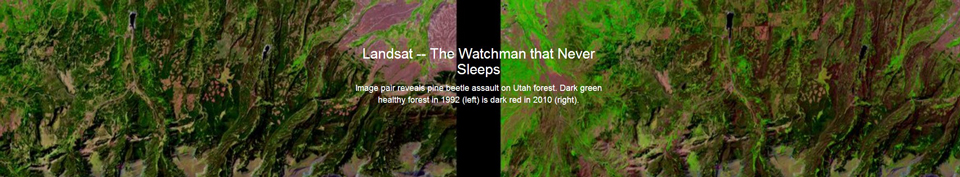 land sat utah images