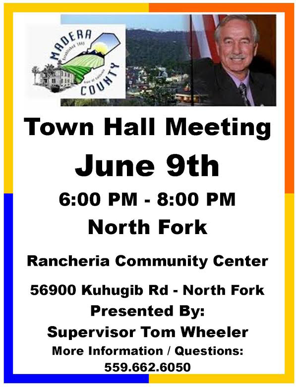 madera county supervisor tom wheeler town hall meeting june 9 2016