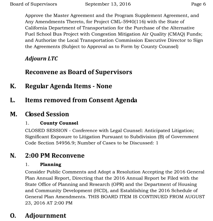 2016 09 13 mariposa county board of supervisors agenda september 13 2016 6