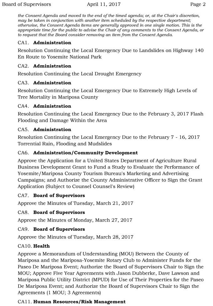 2017 04 11mariposa county board of supervisors agenda april 11 2017 2