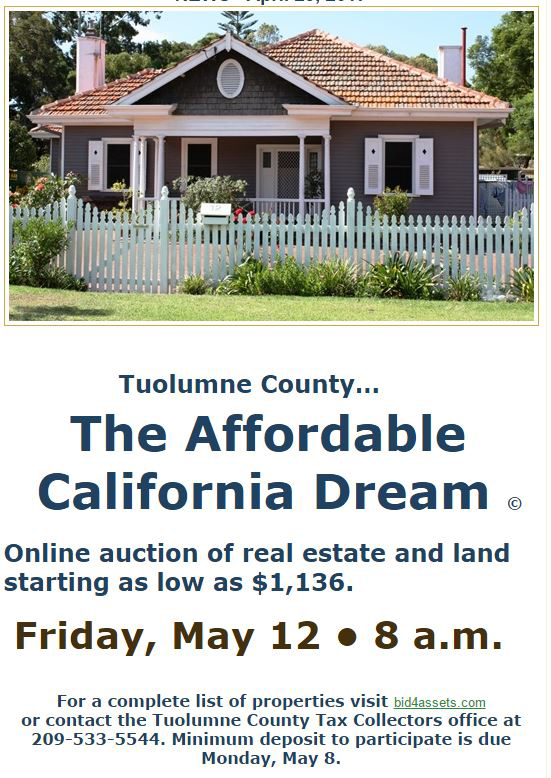 tuolumne county auction may 12 2017