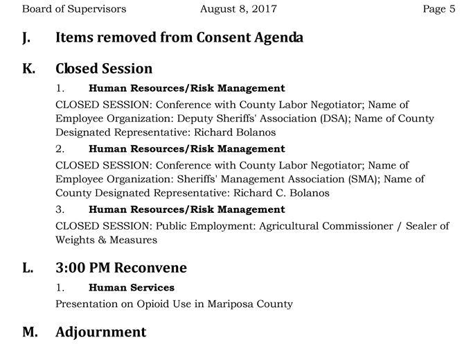 2017 08 08 mariposa county board of supervisors agenda august 8 2018 5