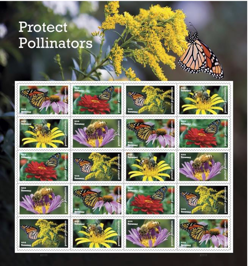 usps protect pollinators forever stamps