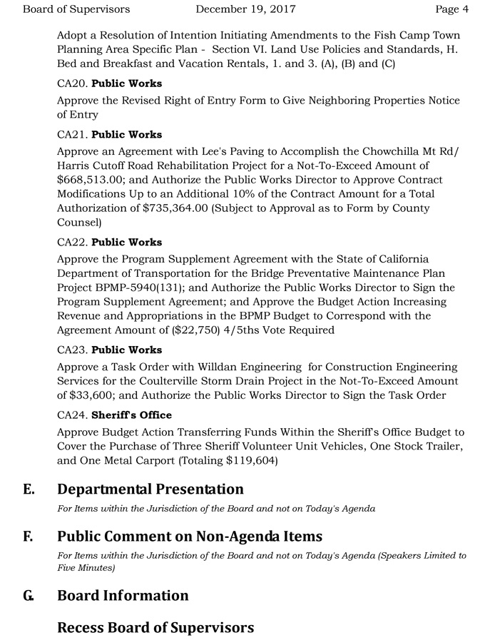 2017 12 19 mariposa county Board of Supervisors agenda december 19 2017 4