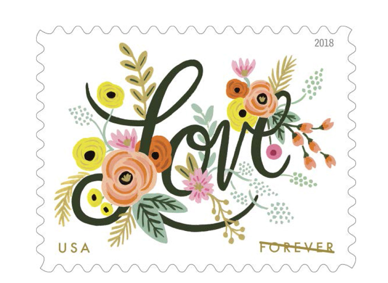 Love is in the Air As Postal Service Issues Love Flourishes Forever