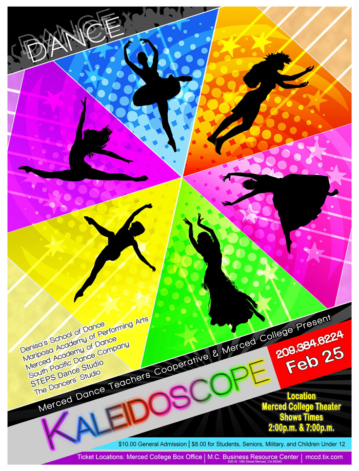 merced college kaleidoscope poster 2017