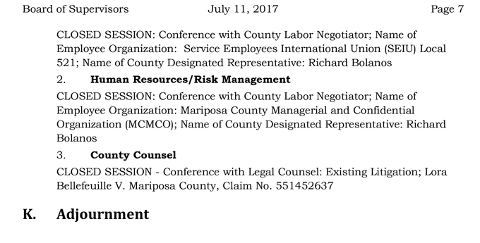 2017 07 11 mariposa county board of supervisors agenda july 11 2017 7