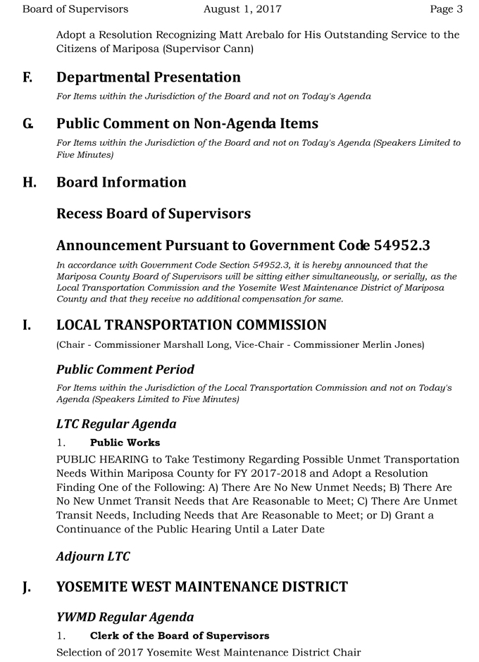 2017 08 01 mariposa county board of supervisors agenda august 1 2017 3