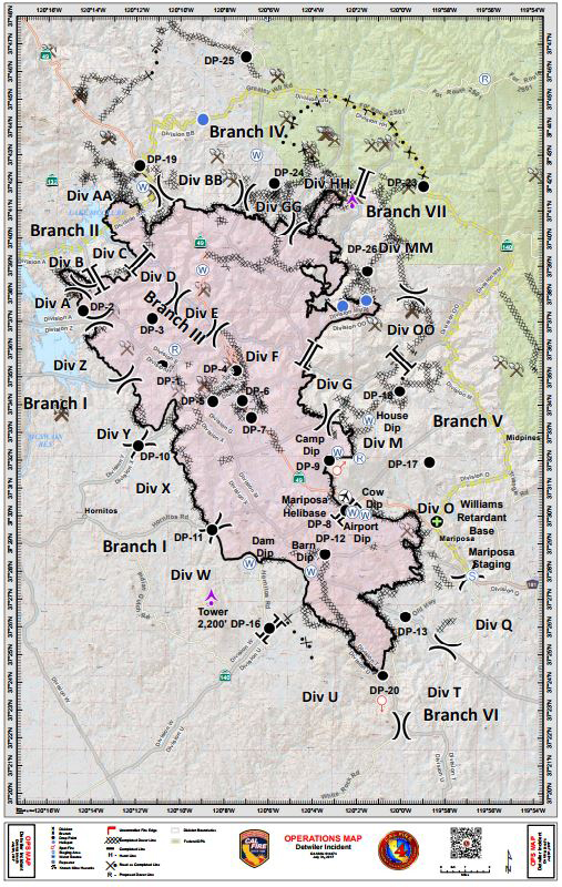 map operations.1 detwiler fire mariposa county monday july 31 2017