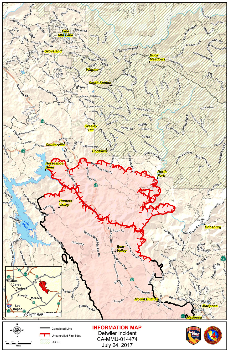 perimeter map 07242017 detwiler fire mariposa county