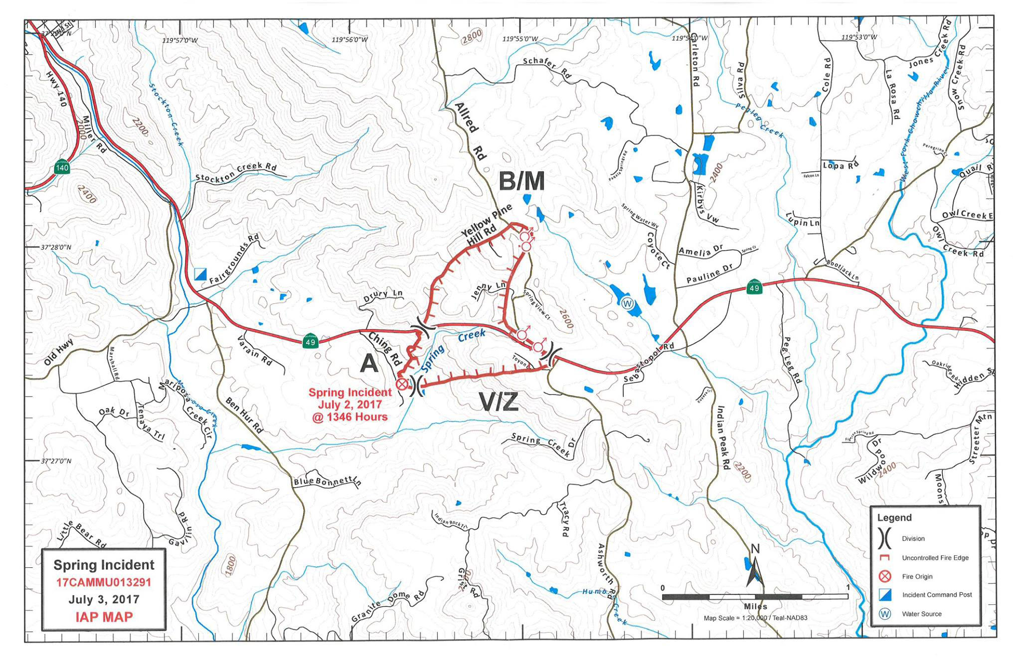 spring fire map1 mariposa county