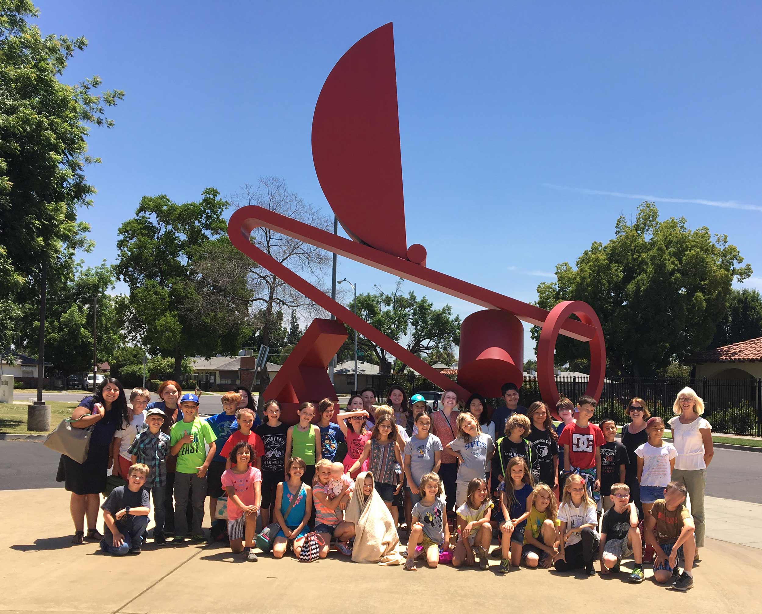 Sierra Foothill Charter School Students Visit Fresno Art Museum