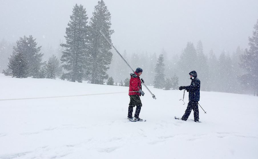 california dwr snow survey march 30 2017 credit dwr