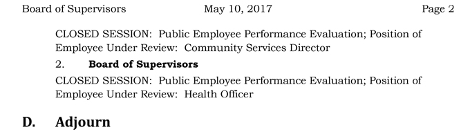 2017 05 10 mariposa county Board of Supervisors agenda may 10 2017 2