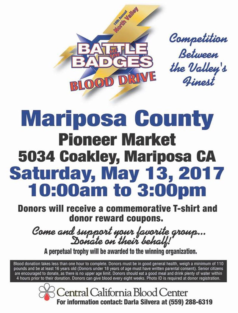 5 13 17 Battle of the Badges Blood Drive