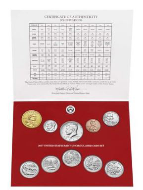 us mint 2017 uncirculated coin set 2