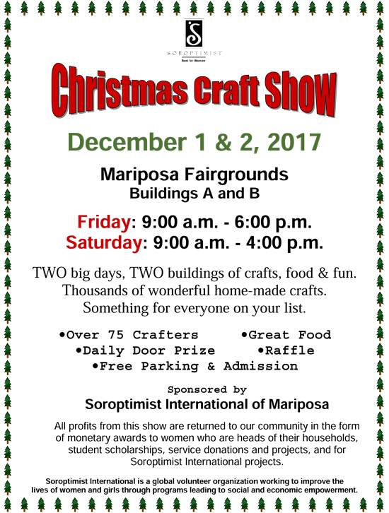 2017 Christmas Craft Show Flyer
